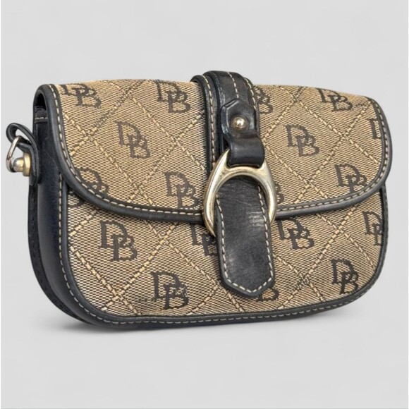 Dooney & Bourke 3 Piece Bundle - Canvas Wallet, Wristlet, & Goose Purse Charm - Picture 4 of 13
